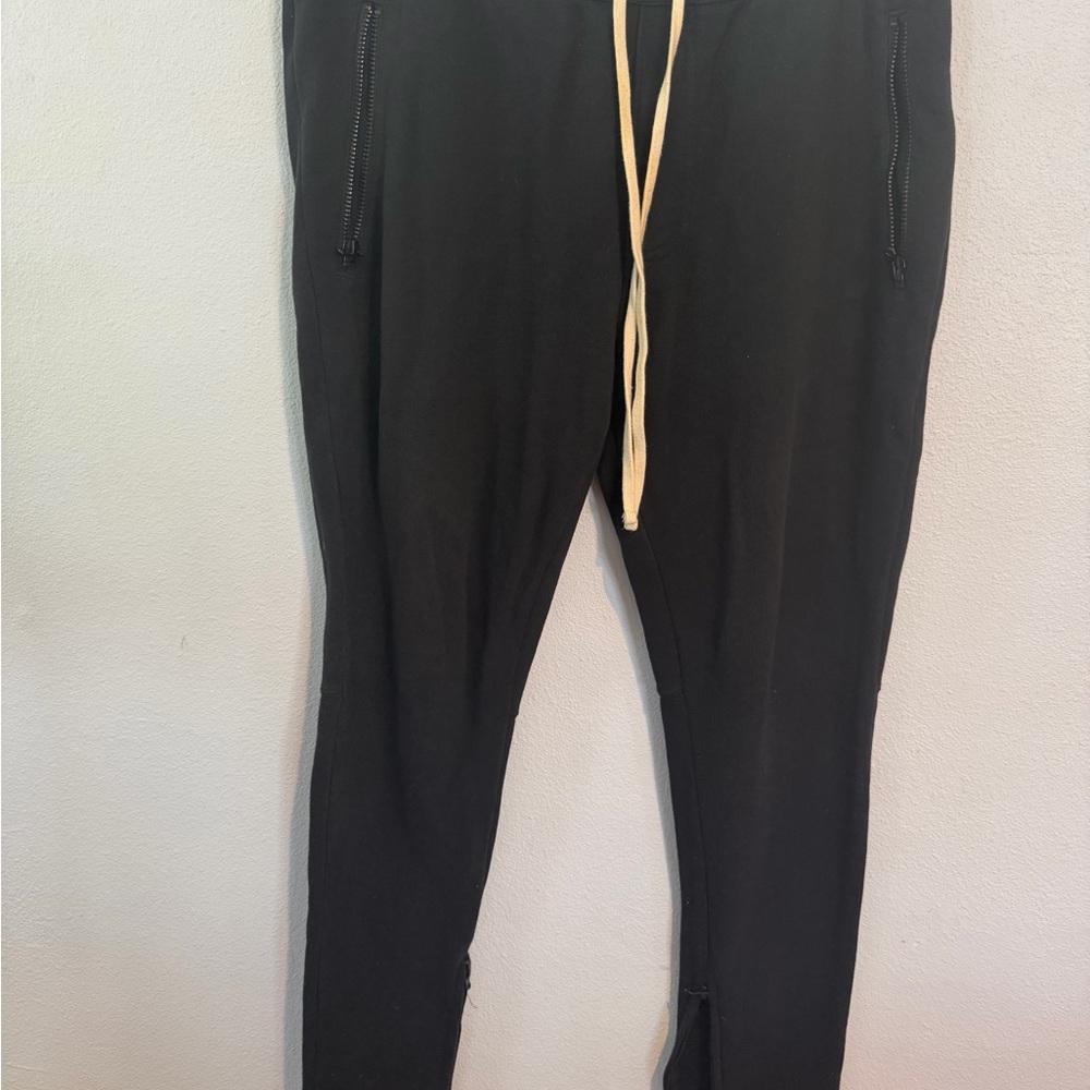 Men's Fear of God tapered , zip ankle vintage joggers size L